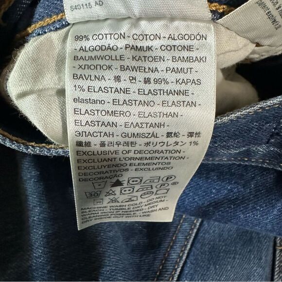 Levi’s Premium Wedgie Medium Wash Jeans Womens Blue Denim Buttonfly‎ Size 25 - Picture 7 of 9